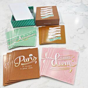 Graphique de France 17 Box Notecards & Envelopes Not All Those Carpe Diem Paris